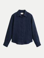 GANT Leinenhemd 433-EVENING BLUE bei Robert Ley