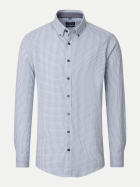 Casamoda Casual-Fit Freizeithemd mit Muster 100-100 blau bei Robert Ley