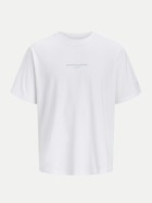 Jack & Jones T-Shirt mit großem Rückenprint 177627-Bright White bei Robert Ley