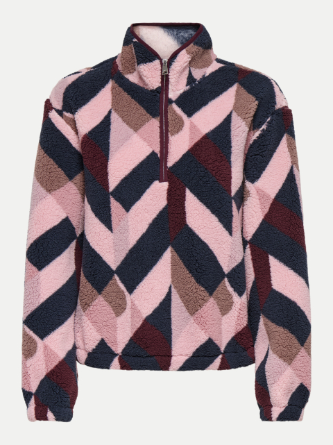 Only Half-Zip Sweat mit Stehkragen bei Robert Ley