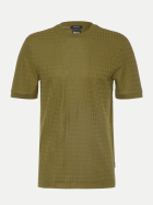 BOSS Black T-Shirt H-Thompson 347-Open Green bei Robert Ley