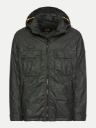 camel active Jacke aus gewachster Baumwolle Dark Olive Green bei Robert Ley