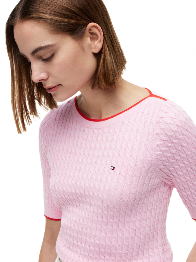 Tommy Hilfiger Kurzarm Pullover bei Robert Ley