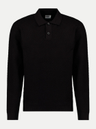 No Excess Polo-Pullover Melange 020-Black bei Robert Ley