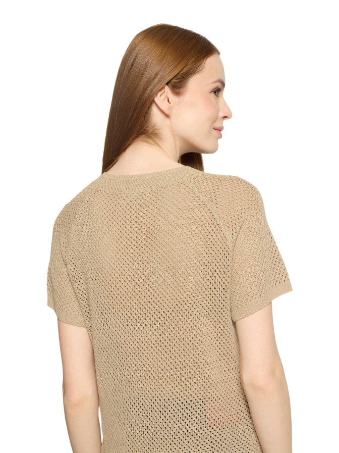 Cartoon Strickpullover mit Ajour-Muster bei Robert Ley