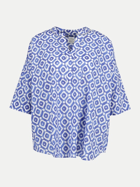 Emily Van Den Bergh Bluse mit Batikprint bei Robert Ley