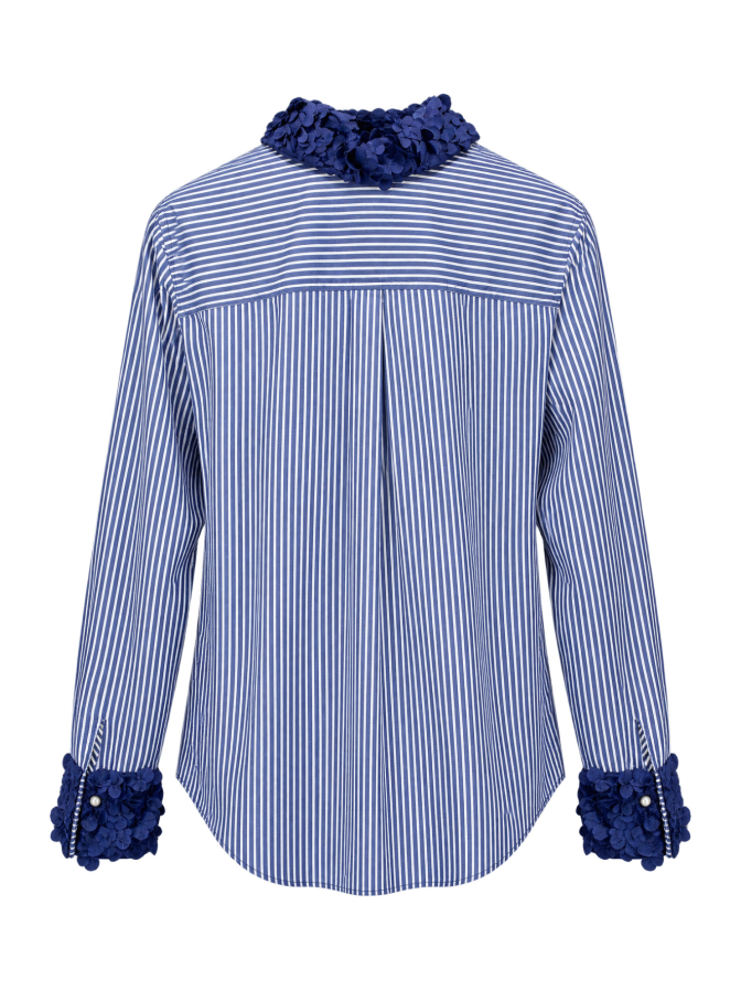Insieme Hemdbluse mit Feder-Optik bei Robert Ley