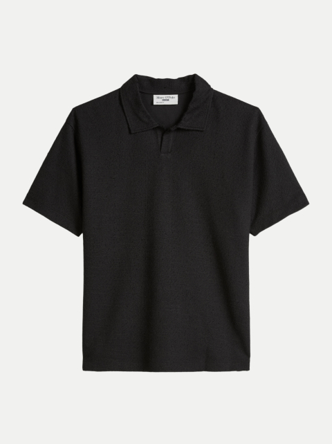 Marc O'Polo DENIM Poloshirt aus  Bouclé-Sweat bei Robert Ley