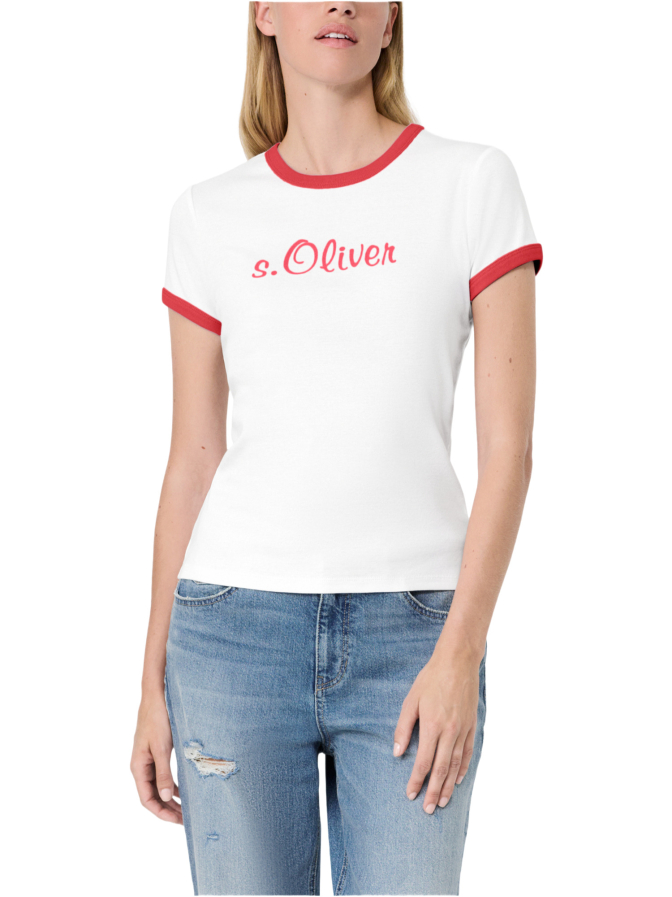 s.Oliver RED LABEL s.Oliver x Heidi Klum: T-Shirt mit Logo bei Robert Ley