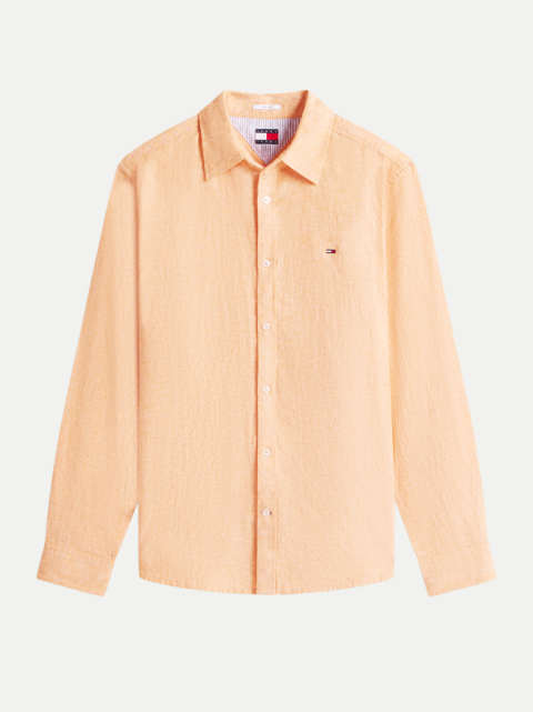 Tommy Jeans Regular-Fit Leinenshirt bei Robert Ley