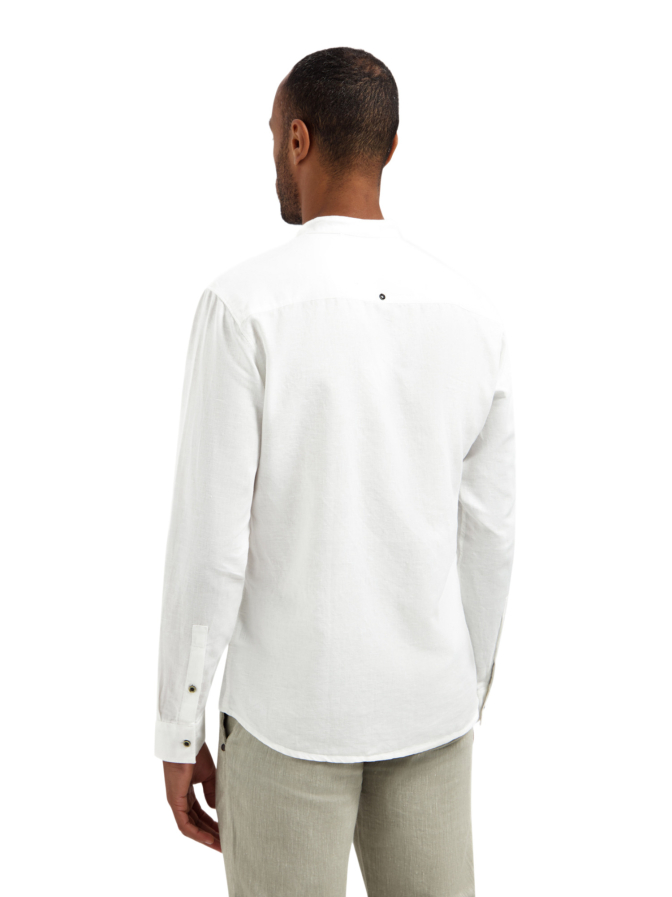 NO EXCESS Stehkragen Hemd aus Leinenmischung bei Robert Ley