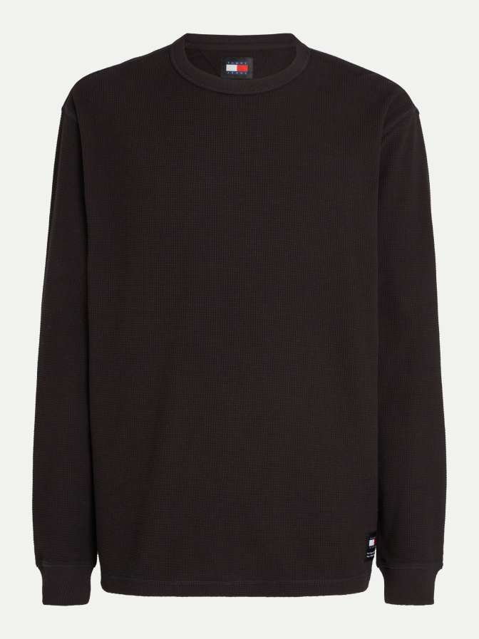 Tommy Jeans Langarmshirt in Waffelstrick bei Robert Ley