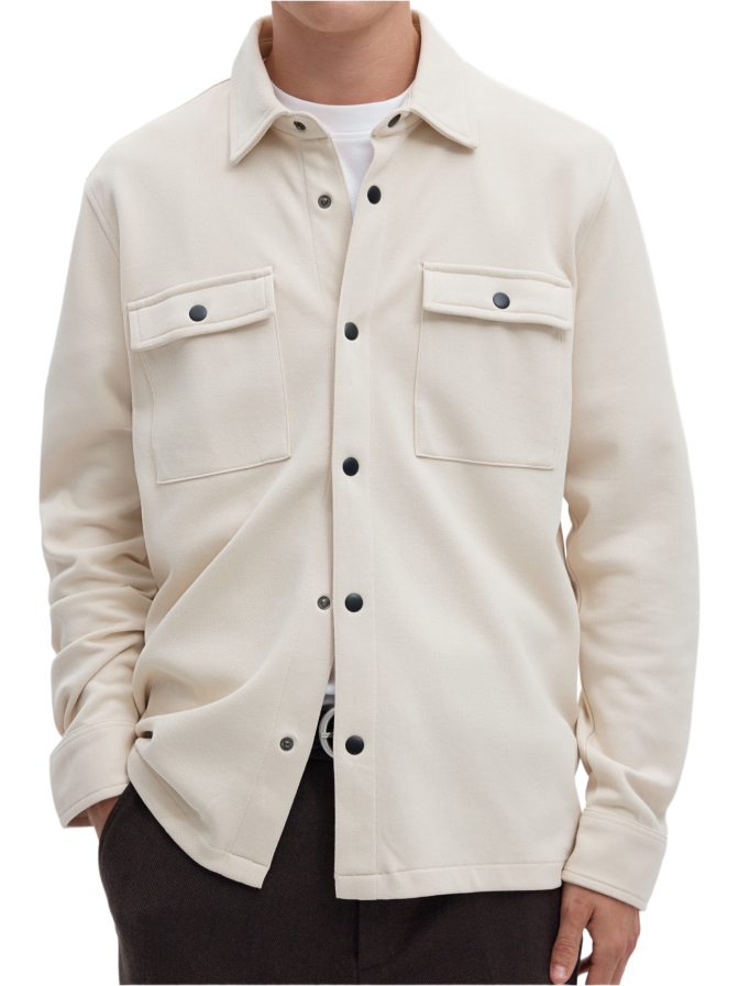SELECTED HOMME Overshirt mit Druckknöpfen bei Robert Ley