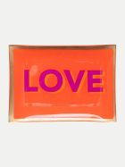 Giftcompany Glasteller Love Plates M 10x1x14cm orange Love bei Robert Ley