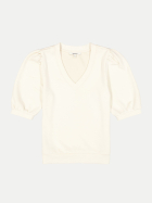 Garcia Kurzarm-Sweatshirt mit Ballonärmeln 4294-WHITE bei Robert Ley