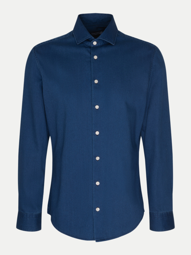 Seidensticker Shaped-Fit Jeanshemd bei Robert Ley