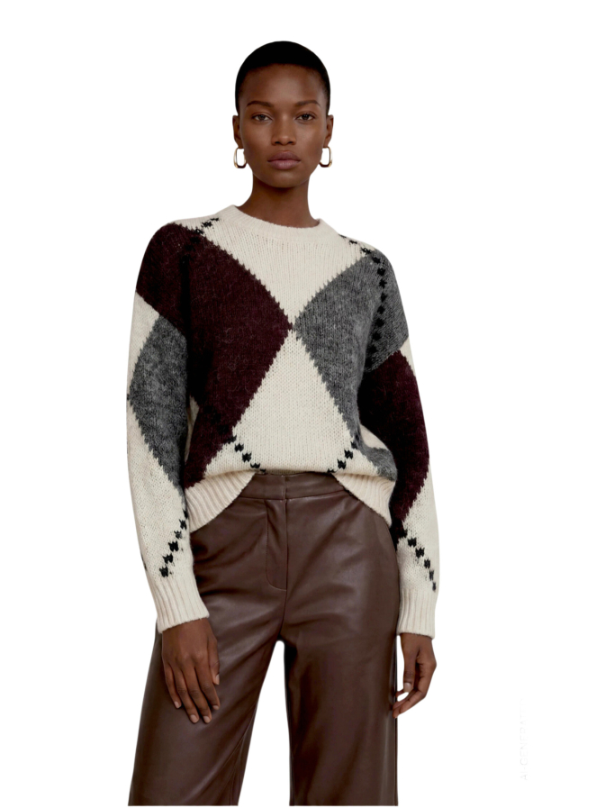 Zero Strickpullover mit Allover-Print bei Robert Ley