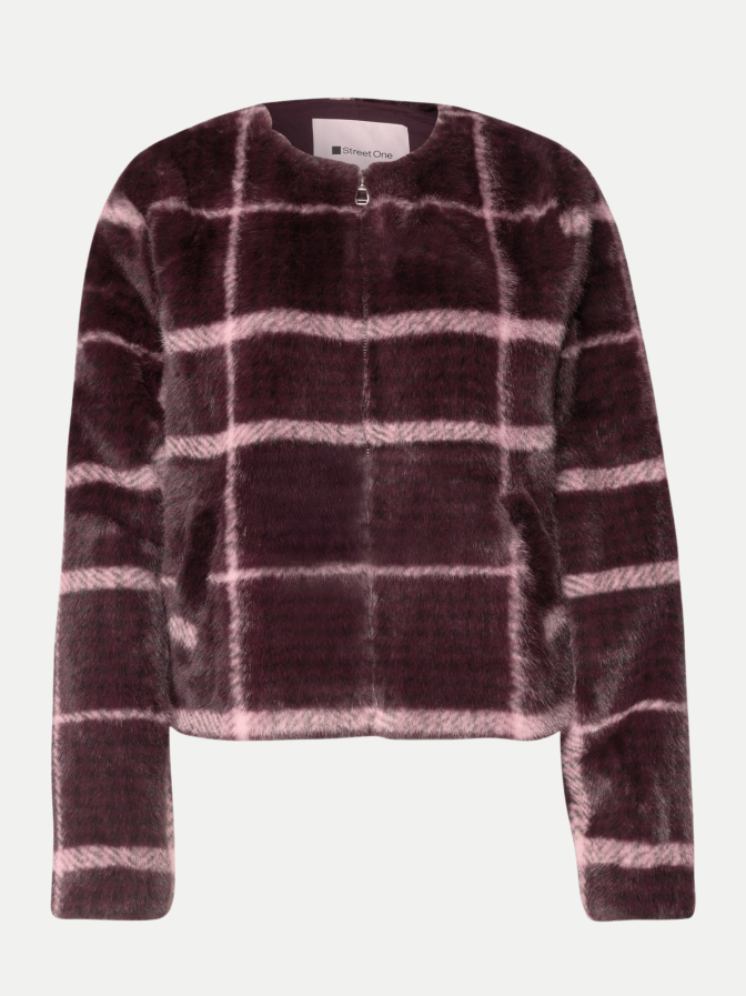 Street One Jacke aus Fake-Fur mit Muster bei Robert Ley