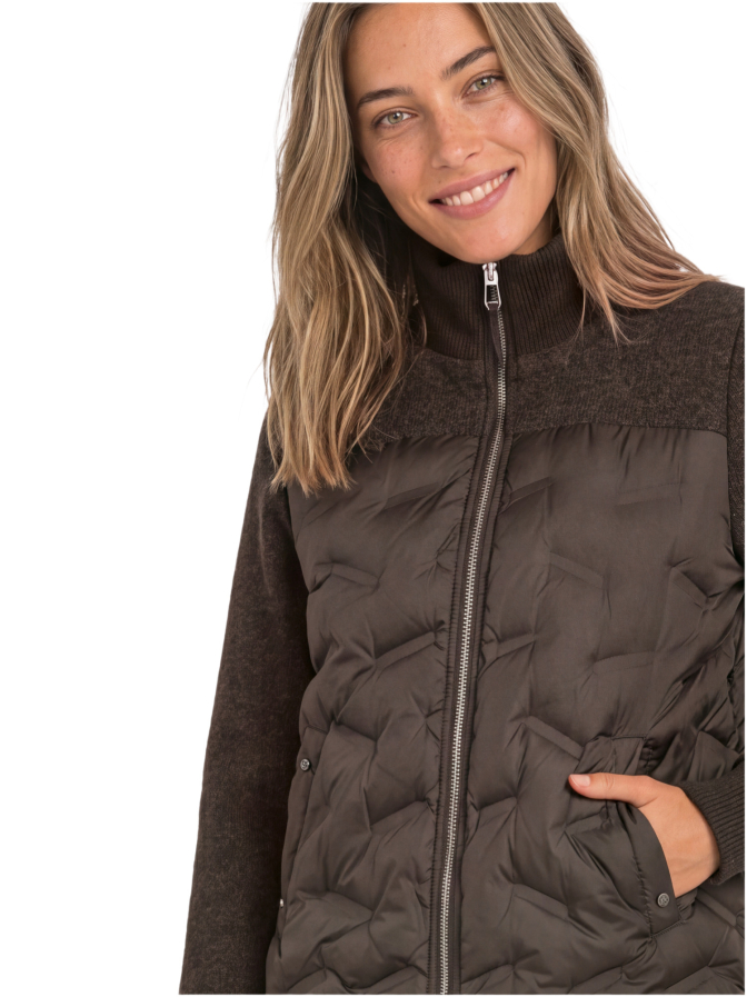Street One Steppjacke mit Strukturmix bei Robert Ley