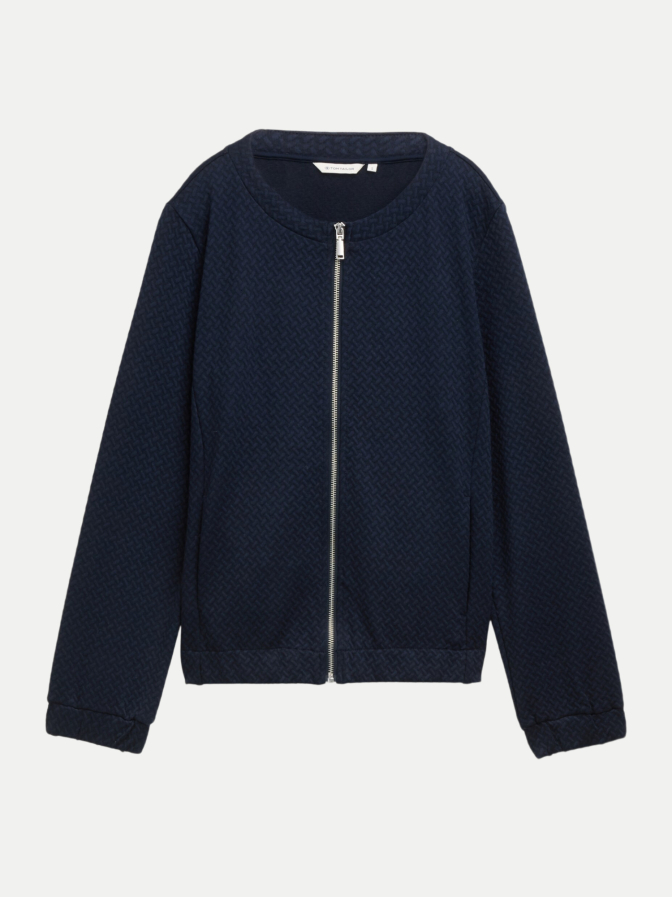 Tom Tailor Sweatjacke mit Eingriffstaschen bei Robert Ley