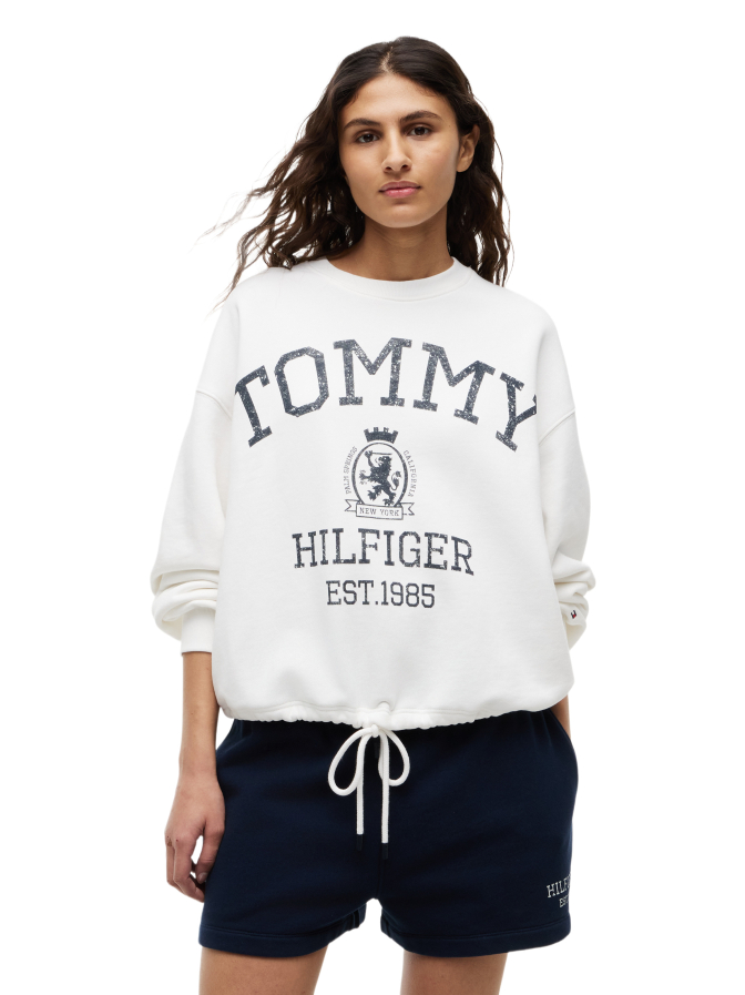 Tommy Hilfiger Sweatshirt mit Logo-Schriftzug bei Robert Ley