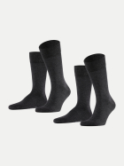 FALKE 2er Pack Socken 3080-anthra.mel bei Robert Ley