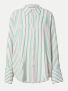 EDITED Bluse Juri pink/ green str-pink/ green stripe bei Robert Ley