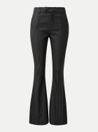 Q/S designed by Bootcut-Hose mit Nadelstreifen 98J0-GREY/BLACK bei Robert Ley