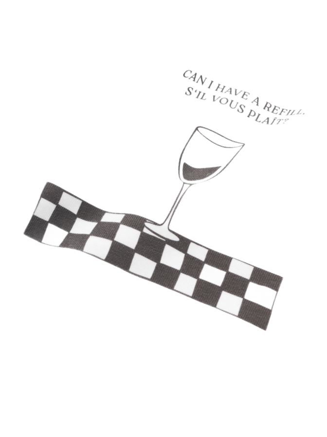 04651/ A trip in a bag T-Shirt Nunu Tee Wine bei Robert Ley