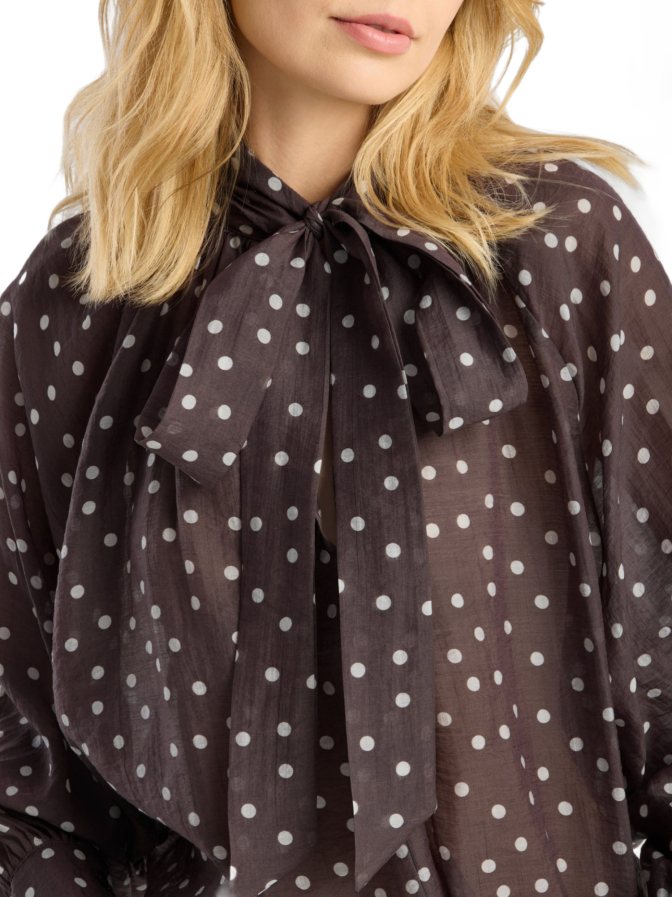 SoSue Bluse Dotty Bow bei Robert Ley
