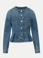 VERONICA BEARD Jeansjacke Zahara Peplum B1293 time warp-B1293 time warp bei Robert Ley