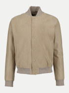 Werner Christ Collegejacke Hank aus Leder 919-beige bei Robert Ley