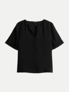 Opus Boxy Shirtbluse Filkara 900-black bei Robert Ley