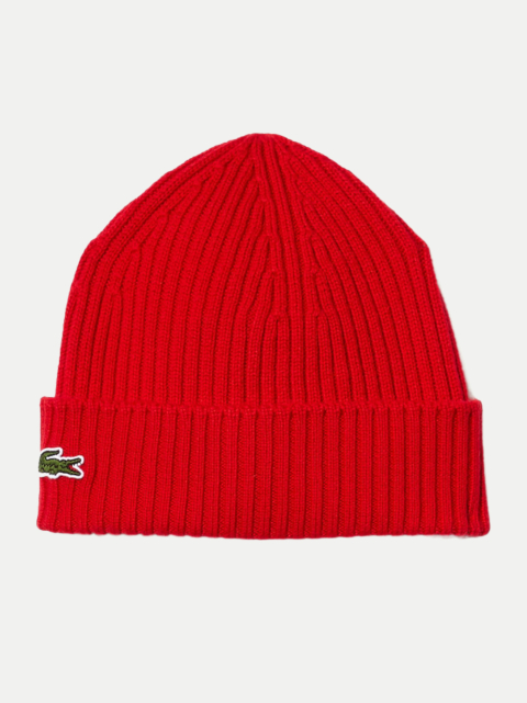 Lacoste Beanie mit Logostickerei bei Robert Ley