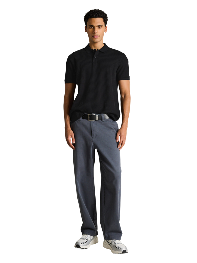 Tom Tailor Denim Poloshirt mit Rippstruktur bei Robert Ley