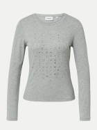 Comma Casual Identity Langarmshirt 93D3-GREY/BLACK bei Robert Ley