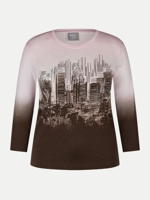 Rabe Moden Langarmshirt mit Skyline-Design bei Robert Ley