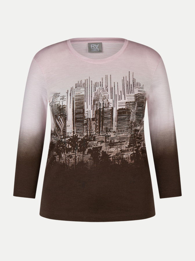 Rabe Moden Langarmshirt mit Skyline-Design bei Robert Ley