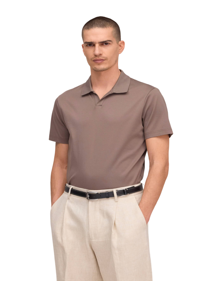 NN.07 Poloshirt Paul mit offenem Kragen bei Robert Ley