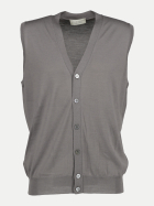 Filippo De Laurentiis Weste aus Merino-Wolle 920-nocciola bei Robert Ley
