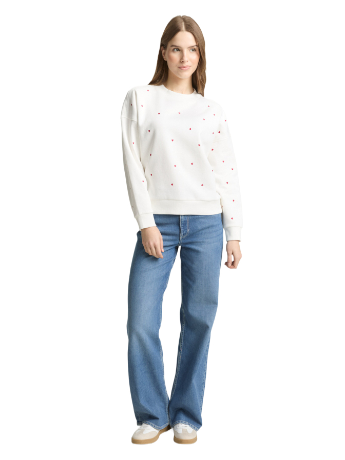 Tom Tailor Denim Sweatshirt mit Stickerei bei Robert Ley