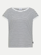 Cecil T-Shirt mit Streifen 27672-palm breeze green bei Robert Ley