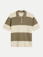 Marc O'Polo DENIM Knit Poloshirts Shortsleeve 2674-Light Beige_Multi_02 bei Robert Ley