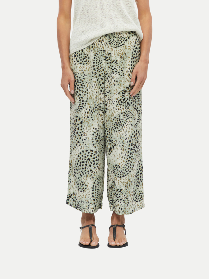s.Oliver BLACK LABEL Culotte Hose mit Schlangen-Print bei Robert Ley