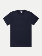 SUNSPEL T-Shirt aus gebürsteter Baumwolle buvn-midnight bei Robert Ley
