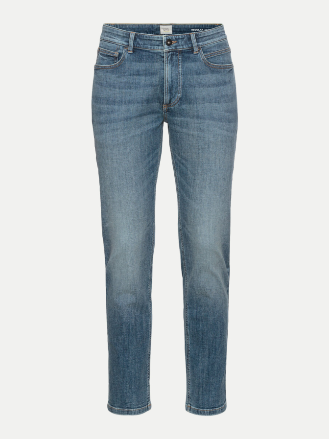 camel active Regular-Fit 5-Pocket Jeans Blue2 bei Robert Ley