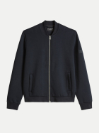 Marc O'Polo Sweatjacke aus Scuba-Interlock 4131-Dark Navy bei Robert Ley
