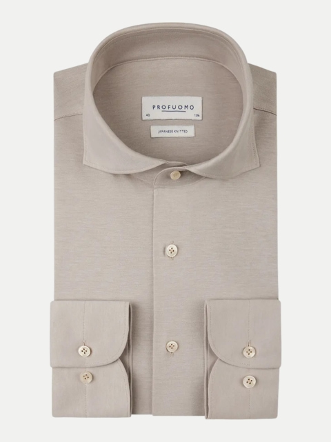 PROFUOMO Slim-Fit Hemd Japanese Knitted bei Robert Ley