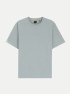 BOSS Orange T-Shirt mit Logoprint 084-Open Grey bei Robert Ley