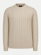 NZA New Zealand Auckland Zopfstrickpullover 1153-TAN SAND bei Robert Ley